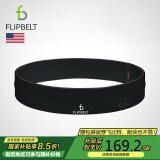 Flipbelt 飞比特运动跑步腰包腰带马拉松装备隐形手机包经典款黑L