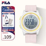 斐乐（FILA）儿童运动手表女小学生初中生防水夜光闹钟电子表 6658-006