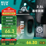 物生物（RELEA）运动水杯吨杯吨桶大容量Tritan健身水壶男女学生吸管杯生日礼物