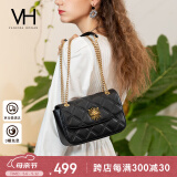 VANESSA HOGAN VH女包茵然系列茵然软包牛皮链条斜挎小方包单肩送女友520礼物