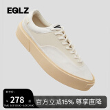 EQLZ义阔官方EQUALIZER FAULT22情侣低帮板鞋男款耐磨透气女无中生有 鹭白 44