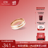 丹尼尔惠灵顿（DanielWellington）dw戒指女首饰绸缎白玫瑰金情侣对戒生日礼物送女友DW00400043