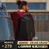 XDDESIGN防盗背包男双肩包休闲简约通勤书包商务电脑包original（经典） 黑色