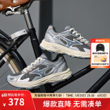 美津浓（MIZUNO）【RACER S】软底轻便运动跑步鞋男女同款缓震透气休闲慢跑鞋 19/渣渣灰 40.5 (260mm)