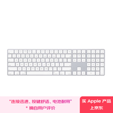 Apple/苹果 妙控键盘-中文 (拼音) 带数字小键盘苹果键盘蓝牙键盘无线键盘办公键盘 MXCJ3CH/A