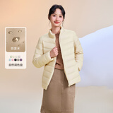 雪中飞2025新款新款经典时尚百搭轻薄女式立领秋羽绒拉链口袋保暖时尚