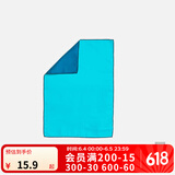 迪卡侬（DECATHLON）速干浴巾吸水毛巾游泳运动快干防晒浴巾健身便携巾旅行温泉度假NA 双面微纤维毛巾S号39x55cm水鸭绿 标准尺码