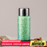 eno纯钛保温杯大容量高档焖茶杯便携商务户外保冷杯极光绿450ML