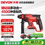 大有20V无刷充电锂电电锤5401冲击钻电镐两用混凝土开凿双电5.0闪充