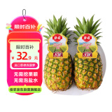 佳农 菲律宾进口菠萝 2个装 单果净重2斤 新鲜水果端午节送礼 包邮