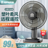 容声（RONGSHENG）【纯铜电机】电风扇家用16寸台式风扇学生宿舍卧室摇头定时小电扇台扇 16英寸（塑叶）遥控款