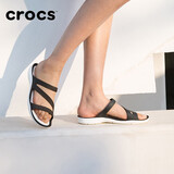 卡骆驰（crocs）女鞋 激浪凉鞋轻便涉水沙滩鞋拖鞋 203998-066 W7