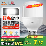 FSL佛山照明灯泡LED节能灯 大功率室内照明16WE27柱形 白光6500K