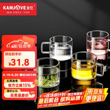 金灶（KAMJOVE） 茶杯玻璃茶杯品茗杯耐热玻璃杯 家用办公室喝茶杯泡茶杯小茶杯 K-106/4个装120毫升