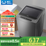 威力（WEILI）10公斤 波轮洗衣机全自动智能称重 13分钟快洗 护衣内筒 防锈箱体 钛金灰 XQB100-10018A 国家补贴