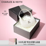 CHARLES&KEITH三角扣新月包腋下包单肩包包女包生日礼物520礼物CK2-50271205