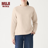 无印良品 MUJI 女式 双层编织 套头衫 BBC06A0S 浅米色 XS-S