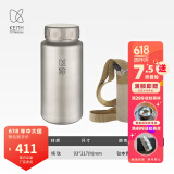 铠斯（KEITH） keith铠斯纯钛宽口壶户外运动水壶轻量轻质便携大容量钛水杯新品 1.2L宽口壶Ti3036-配原装壶套