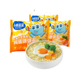 小鹿蓝蓝鸡蛋弹弹面180g/60g*3非油炸儿童方便面光面0添加零食辅食面条