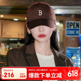 MLB棒球帽【女明星虞书欣同款】新年鸭舌帽软顶3ACP7701N-43BRD-F
