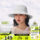 蕉下（beneunder）遮阳帽子女透气渔夫帽防晒帽钓鱼帽防泼水户外AS713浅炭灰