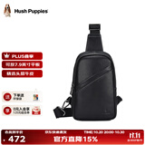 暇步士（Hush Puppies）男士胸包斜挎包2025新款真皮随身轻便运动背包时尚青年高档单肩包 时尚款【HA-1311741W-5723】