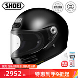 SHOEI Glamster复古全盔 日本原装进口摩托车头盔VESPA拿铁自由跑盔 BLACK（亮黑） XXL