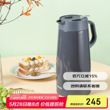 虎牌（TIGER）保温壶 304不锈钢时尚保温/保冷壶PWO-A20C-HD 深灰色 2L