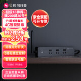 贝锐向日葵 4G排插智能插座插线板户外4g入网自带wifi无网远控插座分控倒计时开关计电量定时自动重启P4