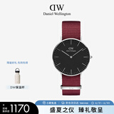丹尼尔惠灵顿（DanielWellington）DW手表情侣表36mm尼龙带超薄欧美石英腕表父亲节日礼物DW00100274