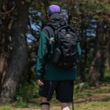 麓格立户外轻便登山包男旅行徒步爬山装备背包女大容量旅游双肩包 登山包【暗夜黑】