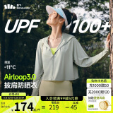 蕉下（beneunder）防晒衣女春夏新款冰丝凉感升级披肩AL118远山灰S