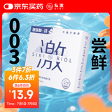 SIKI私激避孕套超薄顺滑TT男用玻尿酸安全套免洗无硅油003情趣三只装