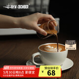 MHW-3BOMBER轰炸机陶瓷咖啡杯  拿铁拉花杯杯碟奢礼物套装 ins复古高级感小众