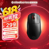 赛睿（SteelSeries） Prime mini皮系列 游戏鼠标 黑色 吃鸡lol 专用电竞FPS鼠标小手版 Prime mini 无线款（皮王小手款）