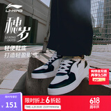 李宁穗岁丨板鞋低帮男女鞋透气百搭情侣夏季小白鞋休闲运动鞋AGCT147 标准白/黑(147男)-5 42