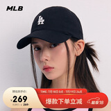 MLB棒球帽子夏季鸭舌帽女明星虞书欣同款软顶送礼3ACP7701N-07BKS