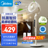美的（Midea）【幸运草安睡风扇Promax】空气循环扇/直流变频摇头APP遥控电风扇家用轻音落地扇抑菌净化GDI24GT