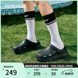 斯凯奇（Skechers）母亲节礼物洞洞鞋女士夏季外穿泡泡鞋透气凉拖一脚蹬沙滩鞋111127