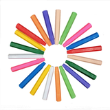 比比牛白板用无尘粉笔 彩色水溶性儿童黑板粉笔 10色20支装 BBNW-FB20W