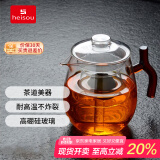 heisou围炉煮茶专用公道杯玻璃耐高温带茶漏一体高端分茶器500ml KC690