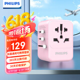 飞利浦（PHILIPS）全球通用转换插头 插座转换器 国际旅行出国留学日港澳欧标美标澳标英标 20WPD快充带开关 