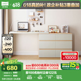林氏家居现代简约化妆桌梳妆台斗柜一体卧室小户型多用柜 桌+六斗柜OV3C
