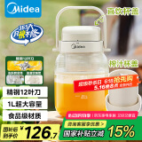 美的（Midea）【国家补贴】榨汁杯家用便携榨汁机果蔬机秒碎冰户外随行杯果汁吨吨杯充电迷你小型果汁杯MJ-BL16