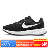 耐克NIKE女跑步鞋REVOLUTION6运动鞋DC3729-003黑36