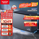 澳柯玛（AUCMA）312升家用减霜大容量商用冷藏柜冷冻柜超低温电子控温卧式冰箱 一级能效BC/BD-312DHX 以旧换新
