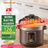 九阳（Joyoung）电炖锅电炖盅5L大容量紫砂预约电砂锅 多功能锅 智能定时精炖煮粥煲汤锅DG50Z-GD510