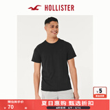 HOLLISTER24夏款经典小海鸥情侣基础款短袖T恤男装女装KI324-4042 黑色 M (180/100A)