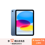 Apple/苹果 iPad(第 10 代)10.9英寸平板 2023年(64GB eSIM版/学习办公娱乐/MUU03CH/A)蓝色 蜂窝网络