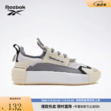 Reebok锐步官方男女SUDECA舒适机能风奶油厚底低帮休闲板鞋 FZ2003 白色/灰色 36.5